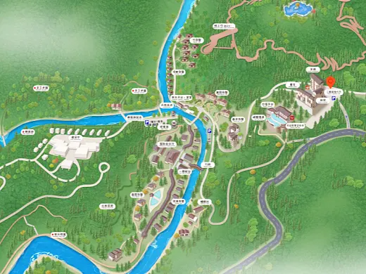 湘乡结合景区手绘地图智慧导览和720全景技术，可以让景区更加“动”起来，为游客提供更加身临其境的导览体验。